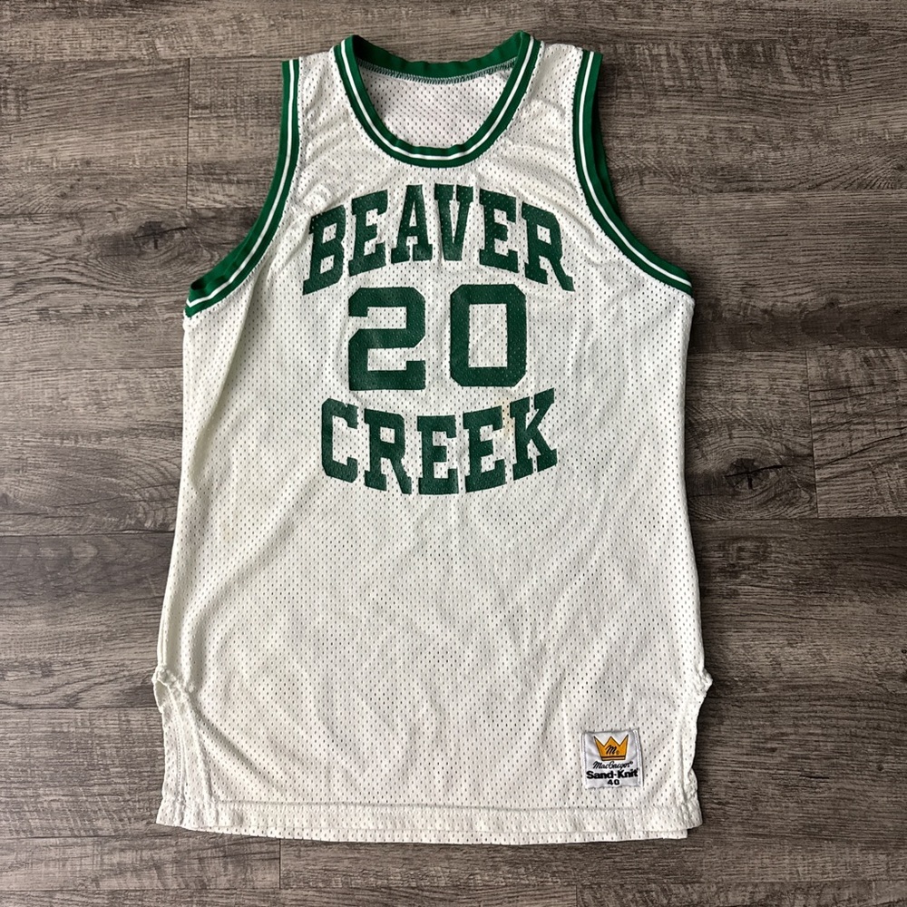 Vintage MacGregor Sand Knit Beaver Creek Basketball Jersey